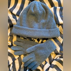 Matching Warm Winter Gloves and Hat